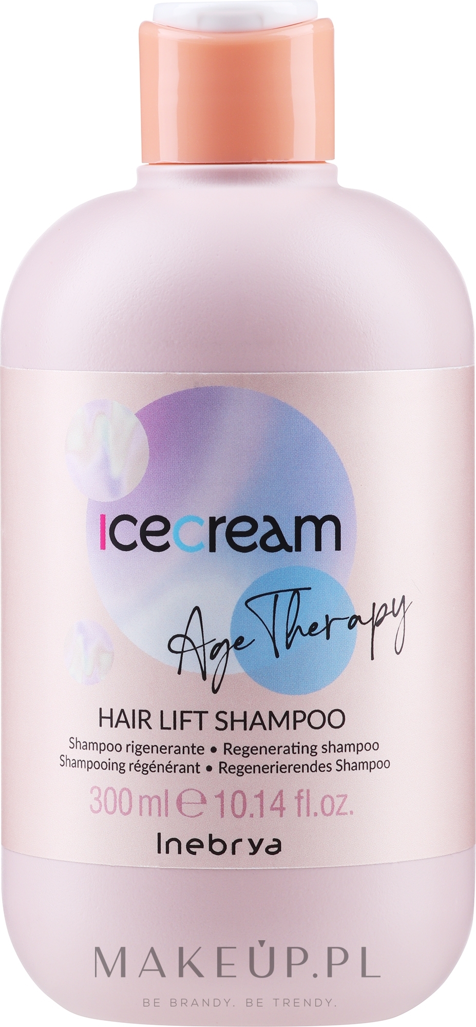 Regenerujący szampon do dojrzałych i porowatych włosów - Inebrya Ice Cream Age Therapy Hair Lift Shampoo — Zdjęcie 300 ml