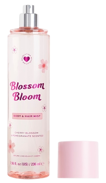 Perfumowana mgiełka do ciała i włosów - I Heart Revolution Blossom Bloom Body And Hair Mist  — Zdjęcie N2