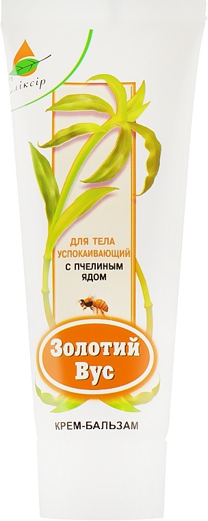 Krem-balsam Złoty Wąs z jadem pszczelim - Eliksir — Zdjęcie N2