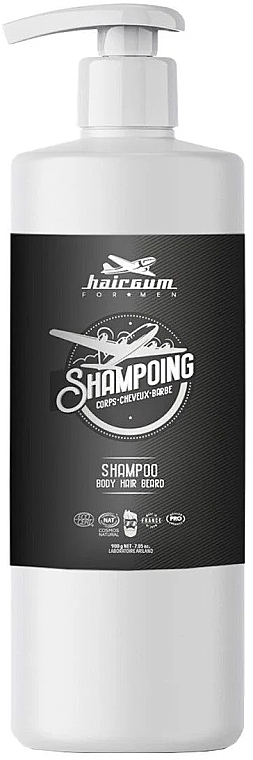 PRZECENA! Szampon do włosów, brody i ciała - Hairgum For Men Hair, Beard & Body Shampoo * — Zdjęcie N2