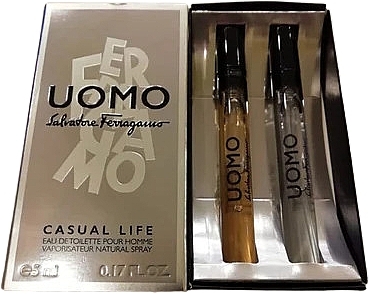 Salvatore Ferragamo Uomo Casual Life - Zestaw (edt/5 ml * 2) — Zdjęcie N1