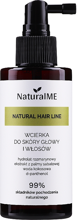 Wcierka do skóry głowy i włosów stymulująca wzrost - NaturalME Natural Hair Line Lotion — Zdjęcie N1