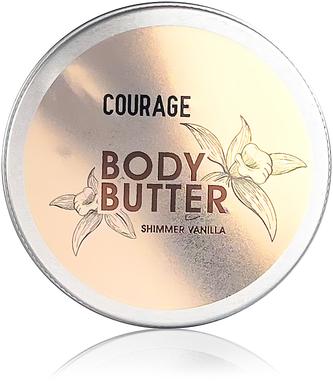 Rozświetlające masło do ciała Wanilia - Courage Vanilla