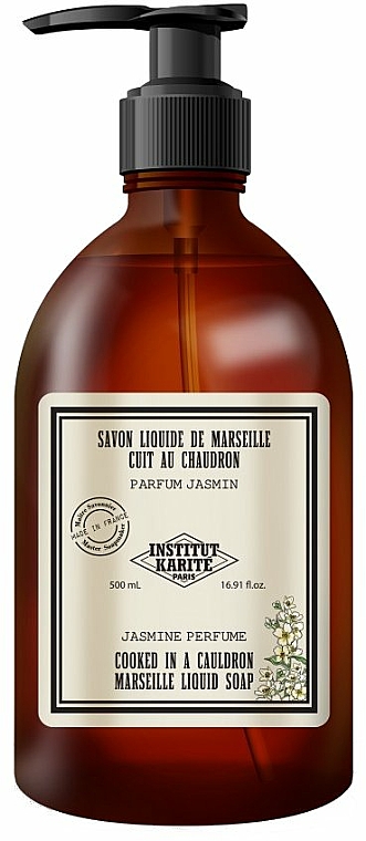 Perfumowane mydło w płynie Jaśmin - Institut Karite Jasmine So Vintage Marseille Liquid Soap — Zdjęcie N1