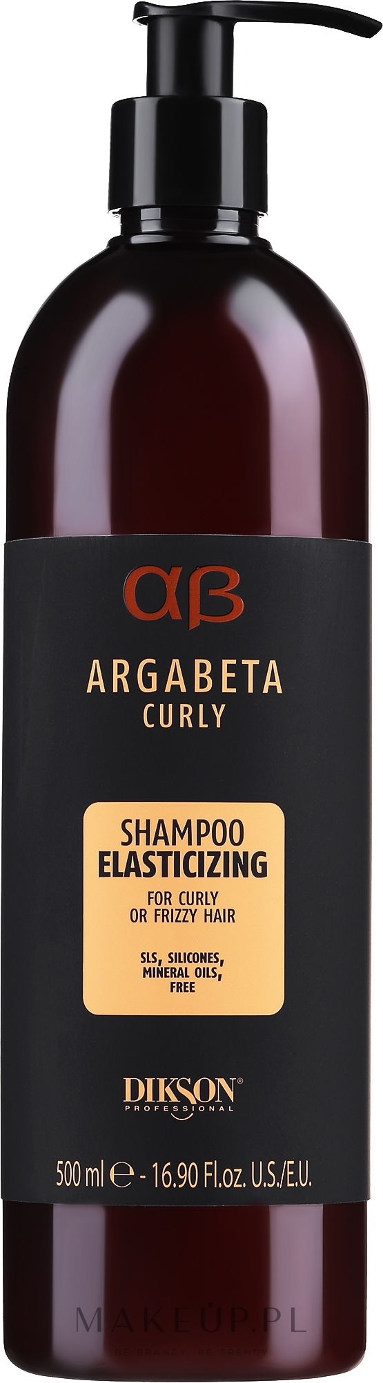 Arganowy szampon do kręconych włosów - Dikson ArgaBeta Curly Shampoo Elasticizing — Zdjęcie 500 ml