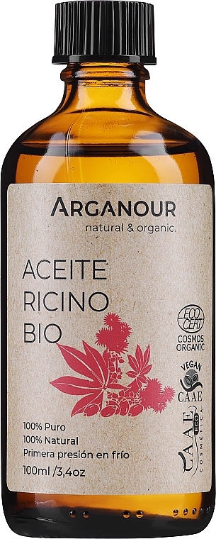 Olej rycynowy - Arganour Castor Oil 100% Pure — Zdjęcie N1