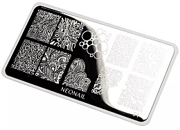 Szablony do stempli - NeoNail Professional Plate For Stamping — Zdjęcie N2