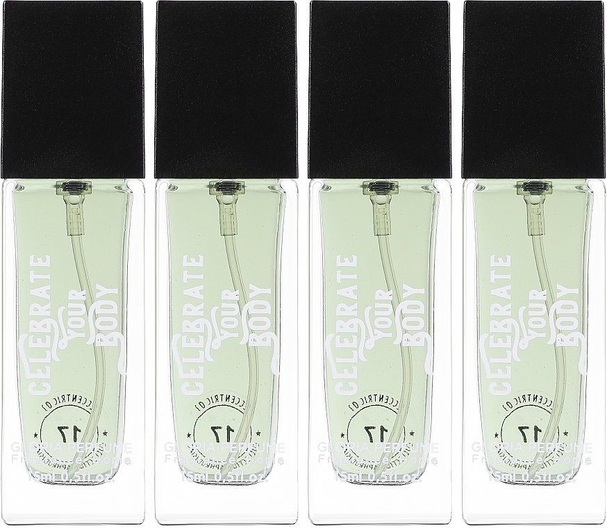 Gloria Perfume Celebrate Your Body - Zestaw miniatur (perfume 4 x 15 ml) — Zdjęcie N2