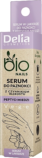Peptydowe serum do paznokci z czynnikiem wzrostu - Delia Bio Nails Serum — Zdjęcie N1