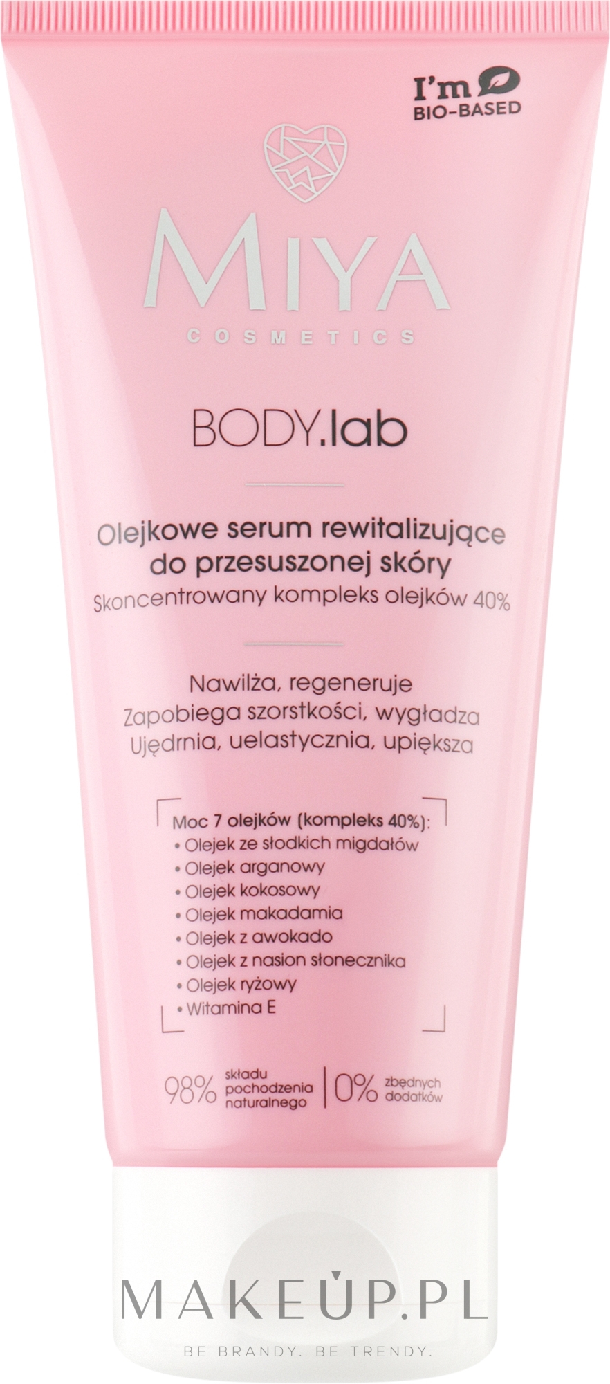 Olejkowe serum rewitalizujące do przesuszonej skóry - Miya Cosmetics Body Lab Oil Revitalizing Serum For Dry Skin — Zdjęcie 200 ml