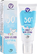 Płyn do ochrony przeciwsłonecznej dla dzieci - Ey! Organic Cosmetics Kids Sun Fluid Neutral SPF 50+ — Zdjęcie N1