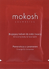 Balsam do ciała i twarzy Pomarańcza i cynamon - Mokosh Cosmetics Bronzing Body & Face Balm Orange & Cinnamon (próbka) — Zdjęcie N1