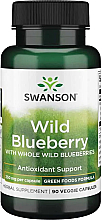 Suplement diety z dziką borówką, 250 mg - Swanson Wild Blueberry — Zdjęcie N1