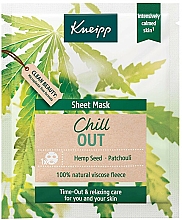 Kup Łagodząca maska w płachcie do twarzy - Kneipp Chill Out Sheet Mask