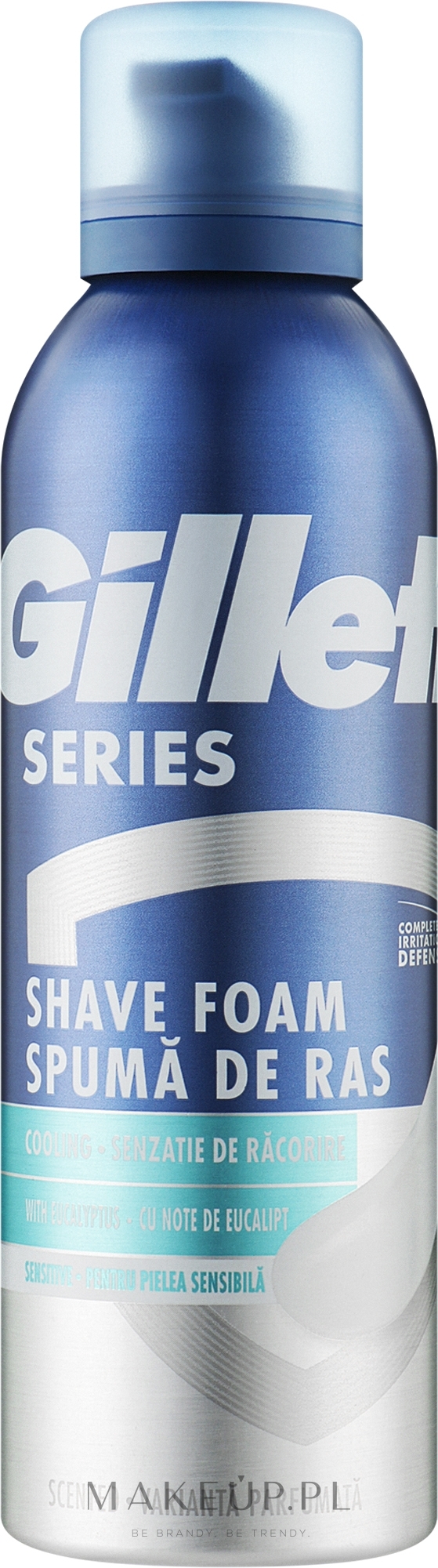 Chłodząca pianka do golenia - Gillette Series Sensitive Cool — Zdjęcie 200 ml