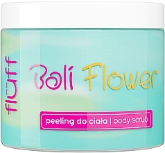 Odżywczy peeling myjący - Fluff Bali Flower Body Scrub — Zdjęcie N1