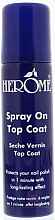 Spray do paznokci przyspieszający wysychanie lakieru - Herome Spray On Top Coat — Zdjęcie N1