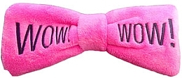 Kup PRZECENA! Opaska kosmetyczna do włosów, różowa - WOW! Pink Hair Band *