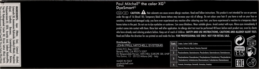 Trwała farba do włosów - Paul Mitchell The Color XG Permanent Hair Color — Zdjęcie N3