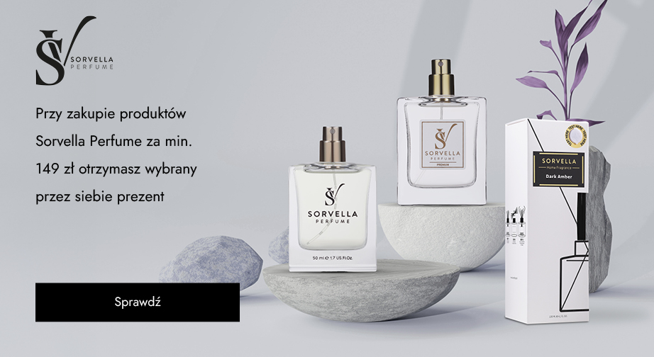 Przy zakupie produktów Sorvella Perfume za min. 149 zł otrzymasz wybrany przez siebie prezent.