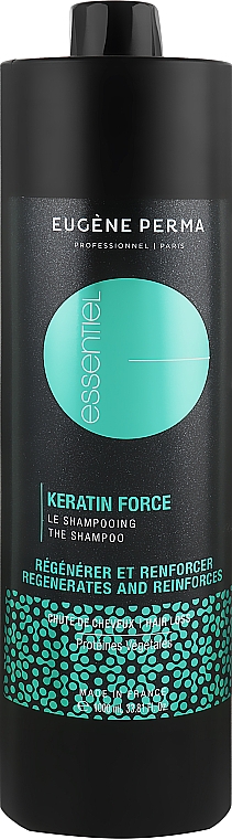 Szampon z keratyną pobudzający wzrost włosów - Eugene Perma Essentiel Keratin Force Shampoo — Zdjęcie N3