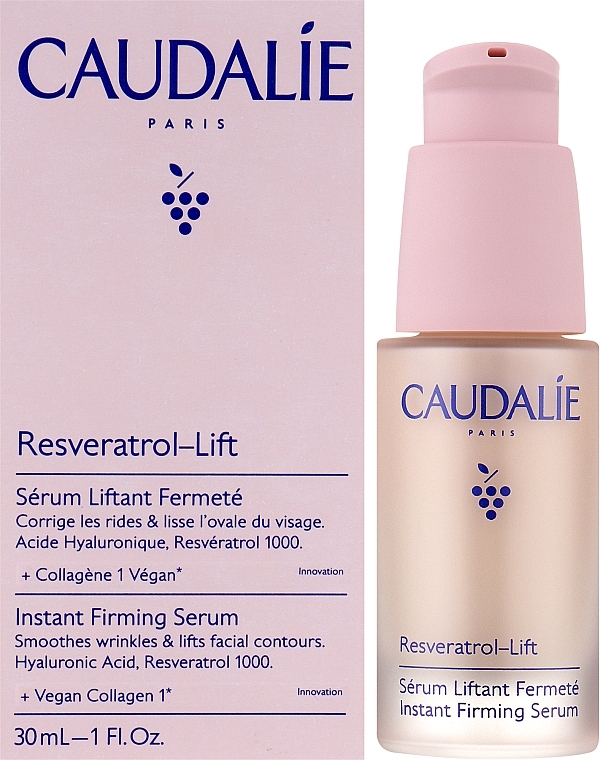 Ujędrniające serum do twarzy z efektem liftingu - Caudalie Resveratrol-Lift Instant Firming Serum New — Zdjęcie N2