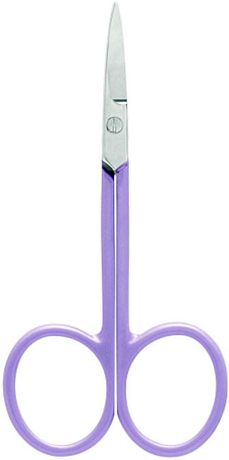 Nożyczki do skórek, liliowe - Titania Cuticle Scissors Lilac — Zdjęcie N1