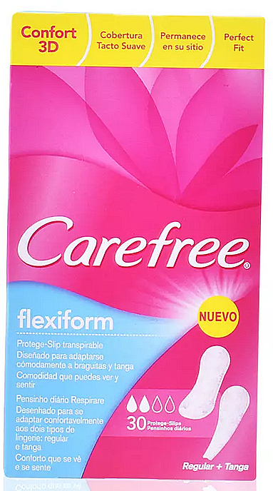 Wkładki higieniczne - Carefree Flexi Form — Zdjęcie N2