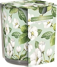 Kup Świeca zapachowa w szkle Wiosenna świeżość - Bispol Scented Candle Spring Refreshment 