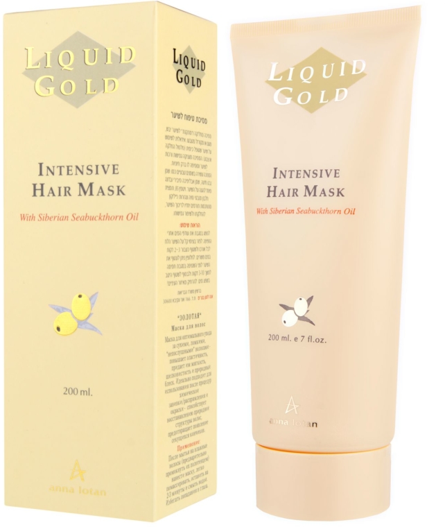 Maska-serum do włosów - Anna Lotan Liquid Gold Intensive Hair Mask