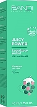 Kojący sorbet do twarzy - Bandi Professional Juicy Power Soothing Sorbet Grape + Ectoine — Zdjęcie N2