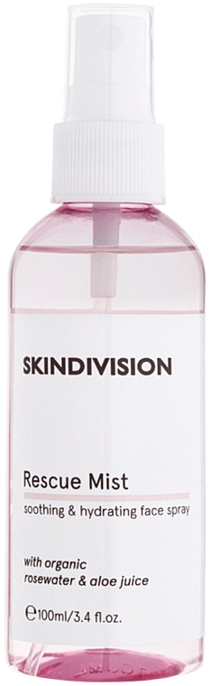 Kojąca mgiełka do twarzy - SkinDivision Face Rescue Mist — Zdjęcie N1