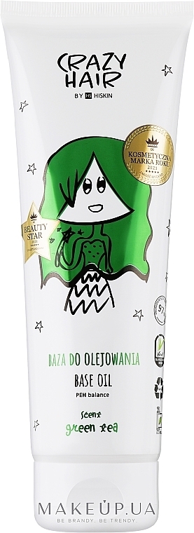 Żel do olejowania włosów z zieloną herbatą - HiSkin Crazy Hair Foundation Gel For Hair Oiling Grean Tea  — Zdjęcie N1