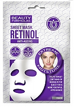 Kup Przeciwstarzeniowa maseczka z retinolem do twarzy - Beauty Formulas Anti-Aging Sheet Mask Retinol 