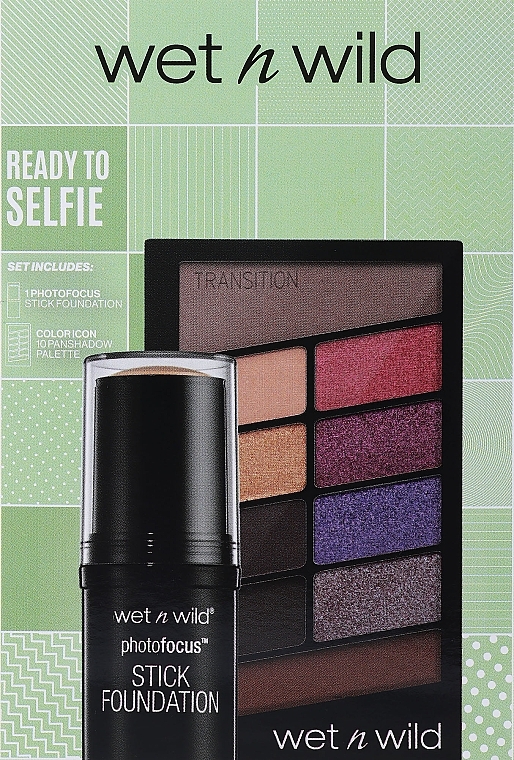 PRZECENA! Zestaw do makijażu - Wet n Wild Ready To Selfie (foundation 12 g + eyeshadows 10 g) * — Zdjęcie N1