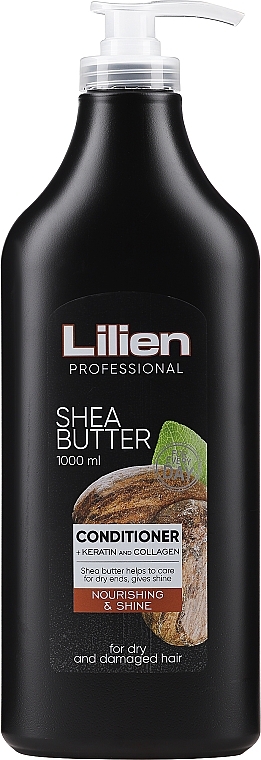 Odżywka do włosów suchych i zniszczonych - Lilien Shea Butter Conditioner — Zdjęcie N1