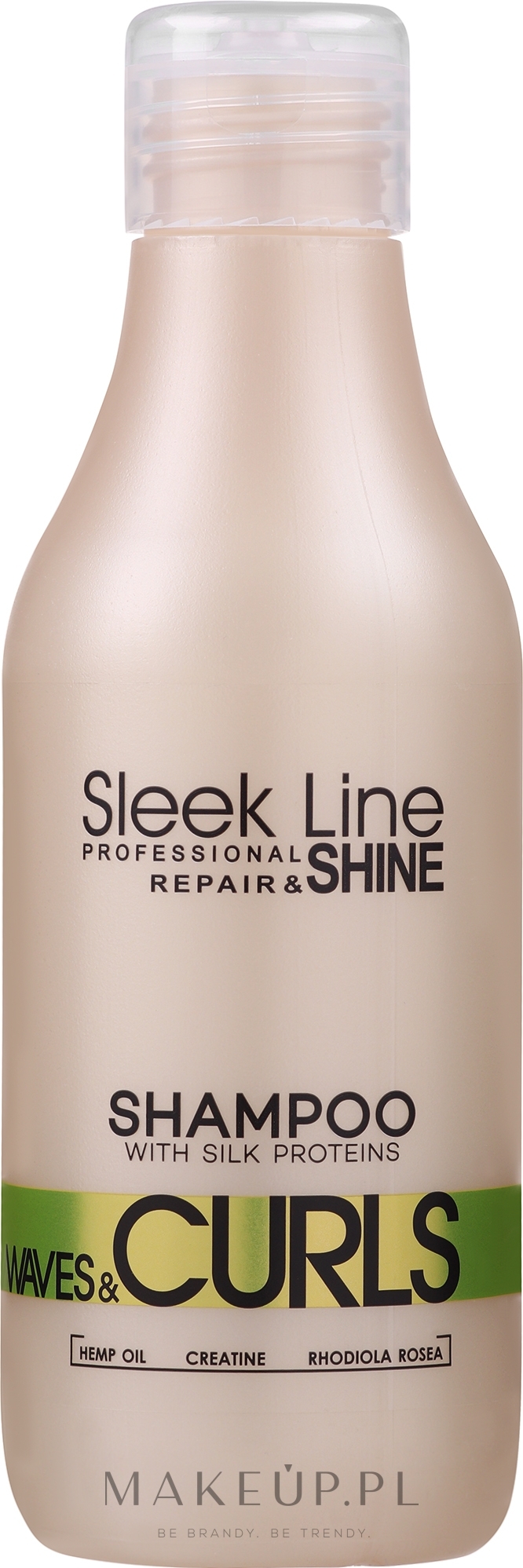 Szampon do włosów falowanych - Stapiz Sleek Line Waves & Curles Shampoo — Zdjęcie 300 ml