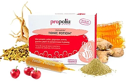 Suplement diety Mikstura tonizująca - Propolia Propolis Honey Ginger Acerola — Zdjęcie N2