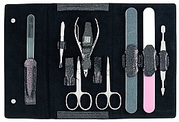 Kup Zestaw do manicure, 8-częściowy Glamour, black - Erbe Solingen 9160