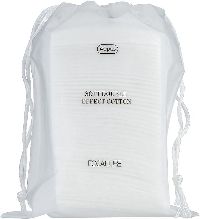 Płatki kosmetyczne - Focallure Soft Double Effect Cotton