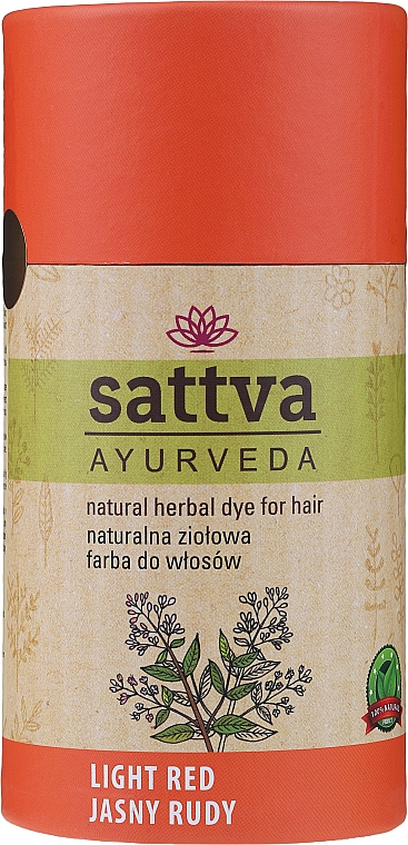 Naturalna ziołowa farba do włosów - Sattva Ayurveda — Zdjęcie N3