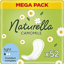 PRZECENA! Codzienne wkładki higieniczne, 52szt. - Naturella Camomile Light XL Pack * — Zdjęcie N2