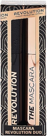 Zestaw - Makeup Revolution Mascara Revolution Duo (maascara/12ml + mascara/8ml) — Zdjęcie N1