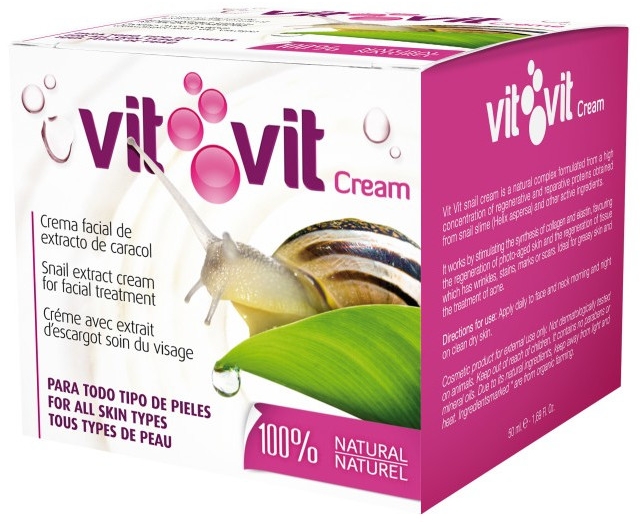 Krem do twarzy ze śluzem ślimaka - Diet Esthetic Vit Vit Cream — Zdjęcie N1