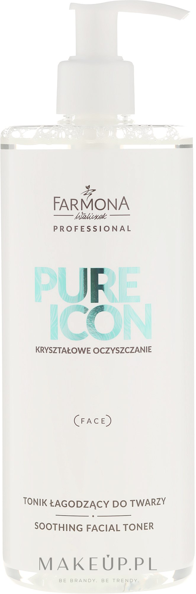 Łagodzący tonik do twarzy - Farmona Professional Pure Icon Kryształowe oczyszczanie — Zdjęcie 500 ml