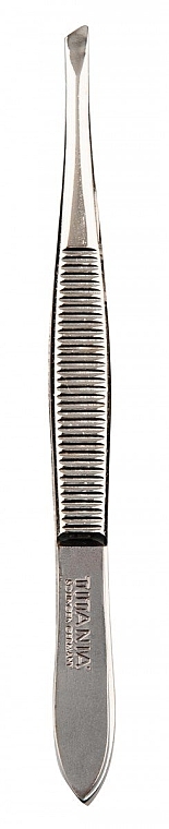 Pęseta ścięta wąska, 8 cm, 1071/B - Titania — Zdjęcie N1