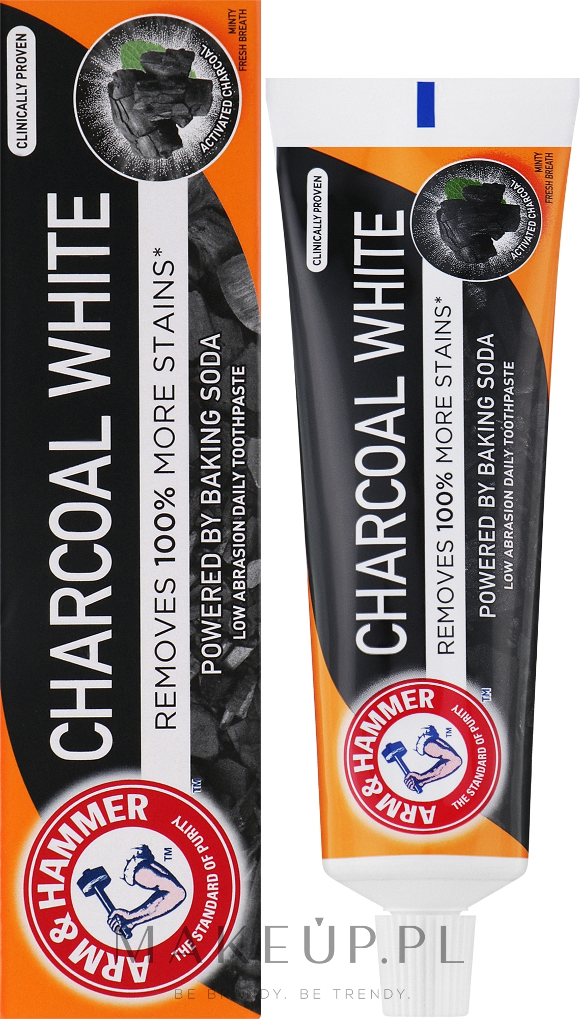 Wybielająca pasta do zębów - Arm & Hammer Charcoal White Toothpaste — Zdjęcie 75 ml