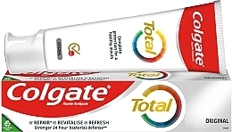 Multiochronna pasta do zębów z fluorem, miętowa - Colgate Total Original — Zdjęcie N4