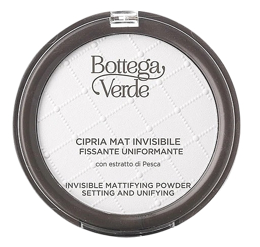 Puder do twarzy - Bottega Verde Invisible Mattifying Powder With Peach Extract Setting And Unifying — Zdjęcie N1