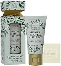 Zestaw - Scottish Fine Soaps Ginger, Clove & Mistletoe Festive Treats (b/butter/50ml + soap/40g) — Zdjęcie N1